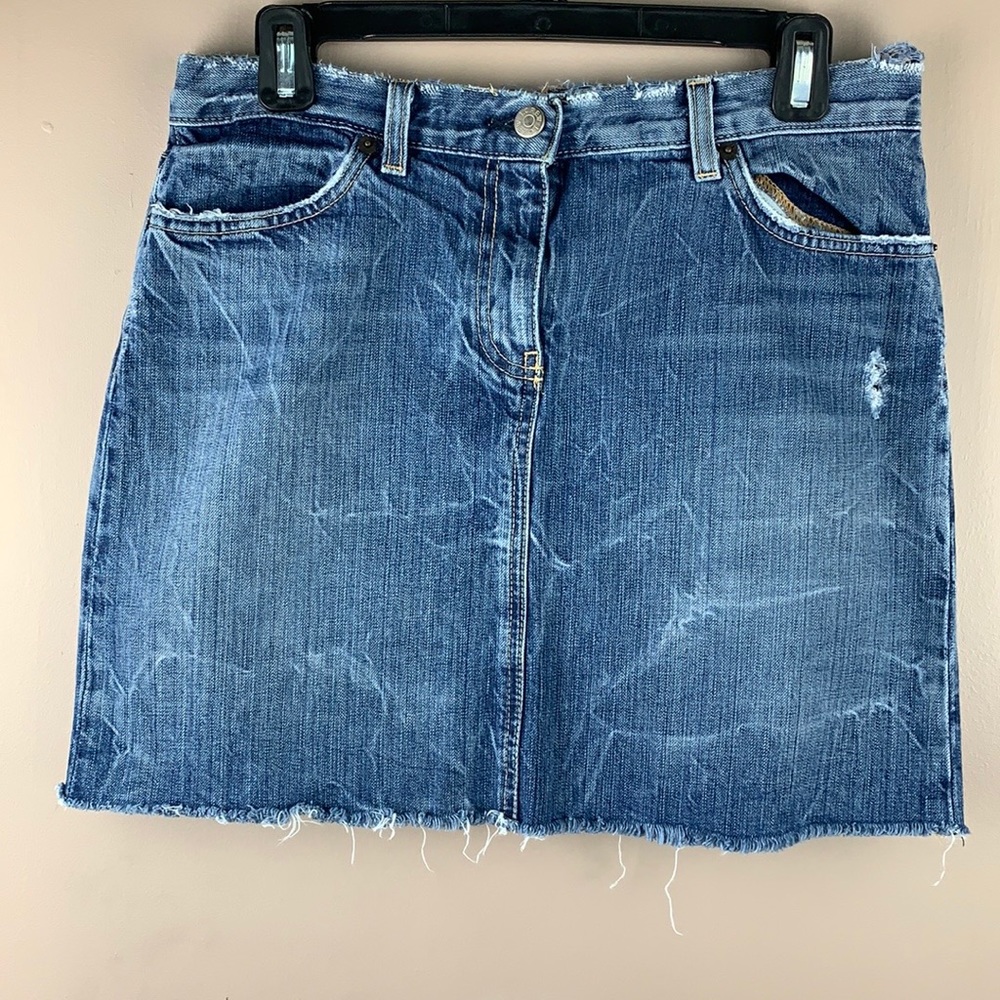 J.Crew Denim Jean Mini Skirt